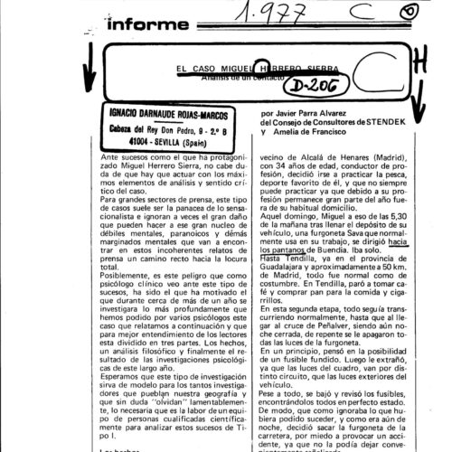 Herrero Sierra,Miguel,Contacto E.T. 1977,Guadalajara - Imagen 1