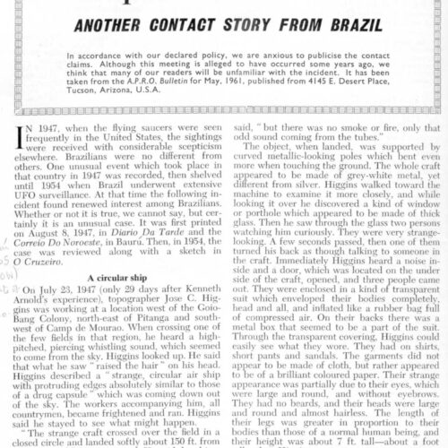 Higgins,Jose,Contact 1947,Brazil,FSR61V7N6 - Imagen 1