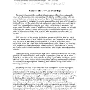Hilarion-Cooke,The inert gas technology