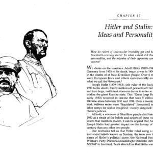 Hilter and Stalin,ideas and personality