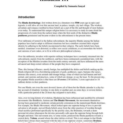 Hinduism,a summary,Sanyal - Imagen 1