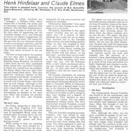 Hinfelaar,N.Z.1968 Car Crash,FSR69V15N2 - Imagen 1
