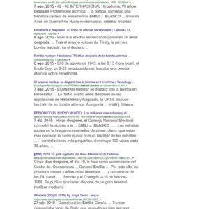 Hiroshima,70 anyos despues.El arsenal nuclear,E.J.Blasco