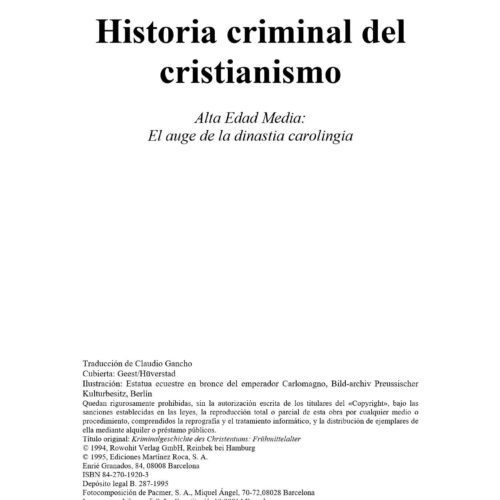 Historia criminal del cristianismo-7 - Imagen 1