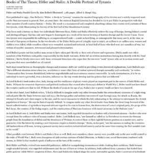 Hitler and Stalin,M.Kakutani