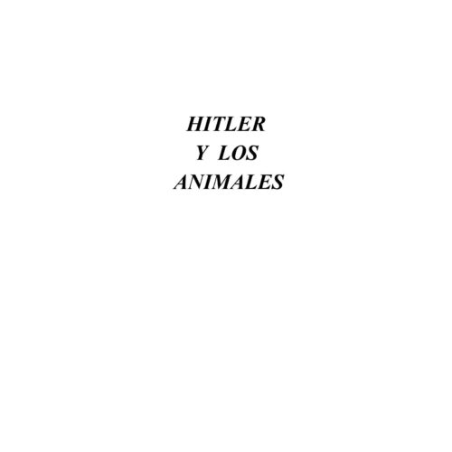 Hitler y los animales - Imagen 1