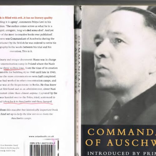 Hoess,Commandant of Auschwitz,Autobiography - Imagen 1