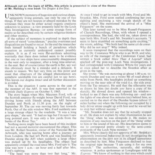 Holiday,Humanoid 1965,Scotland,FSR73V19N2 - Imagen 1