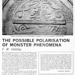 Holiday,Monster Phenomena,FSR71V17N6
