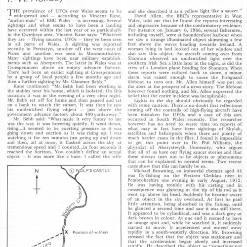 Holiday,UFOs on Wales,Britain,FSR74V20N2 - Imagen 1