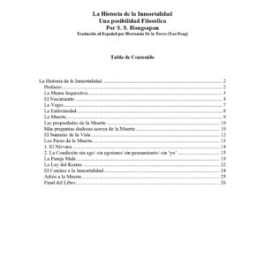 Hongsapan,Historia de la inmortalidad