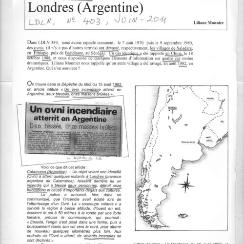 Hostile UFOs,LDLN,France - Imagen 1