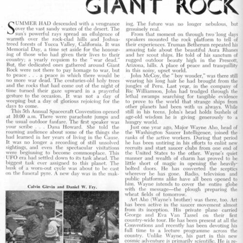 Howard,Dana,Giant Rock Contactees 1958,FSR58V4N4 - Imagen 1