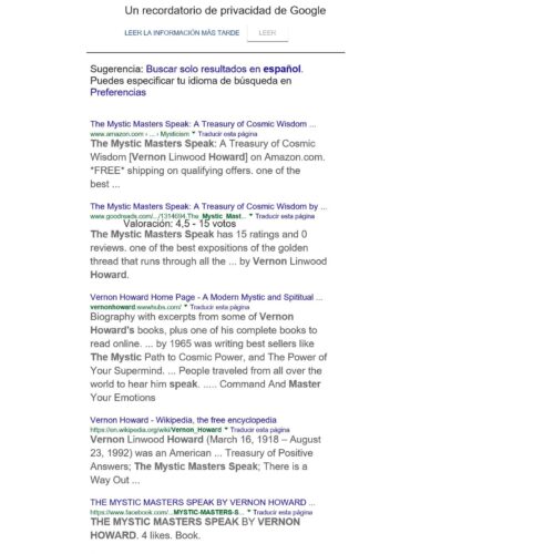 Howard,Vernon,The mystic masters speak - Imagen 1