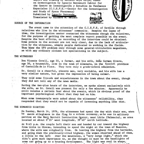 Humanoide 1976 en Liria - Imagen 1