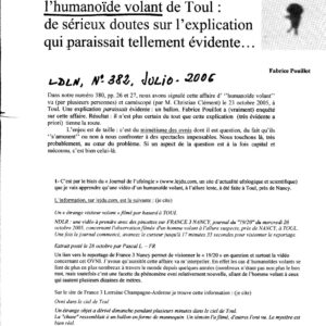 Humanoide volante en Toul,etc.
