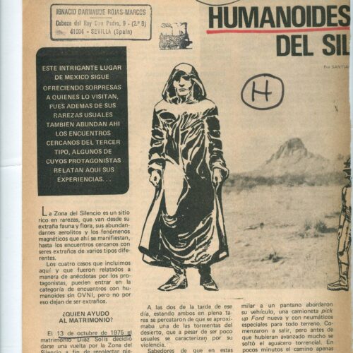 Humanoides 1975,Zona del Silencio,Mexico,Santiago Garcia - Imagen 1