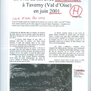 Humanoides 2001,Taverny,Francia,Georges Metz