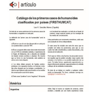 Humanoides,Catalogo L.G.Manso