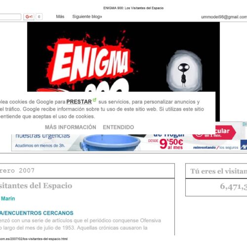 Humanoides,Julio 1953,Villares del Saz,Cuenca,Elias Marin - Imagen 1