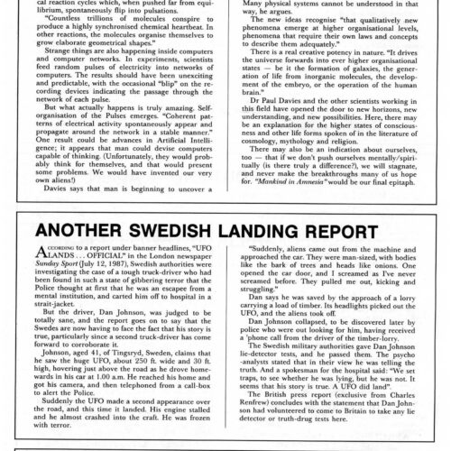 Humanoids 1987,Sweden,FSR1988V33N1 - Imagen 1