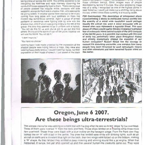Humanoids 2007,Oregon,FSR2007V52N3 - Imagen 1