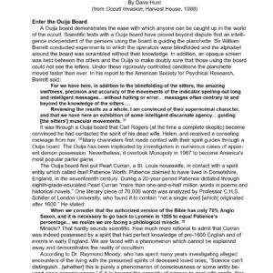 Hunt,Dave,Spirit communication and possession,Part Two