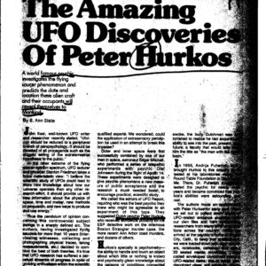 Hurkos,Peter,Contact E.T. 1941