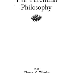 Huxley,Aldous,The perennial philosophy