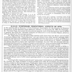 Hynek,21 Years of UFO Reports-1,FSR70V16N1
