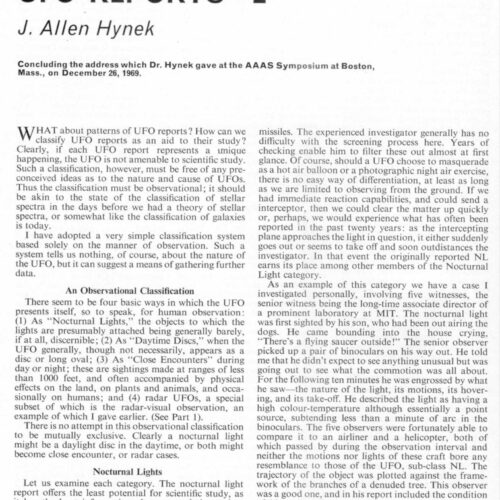 Hynek,21 Years of UFO Reports-2,FSR70V16N2 - Imagen 1