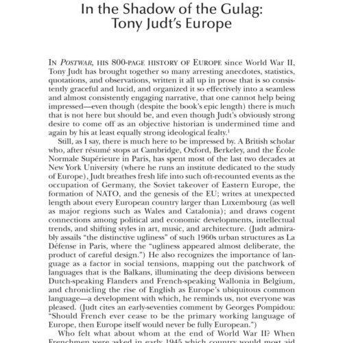 In the shadow of the Gulag,Tony Judt - Imagen 1