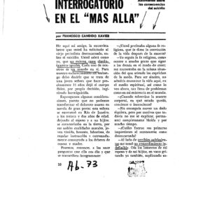 Interrogatorio en el Mas Alla