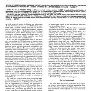 Jacobs,UFO 1964,atomic missile warhead,California,FSR90V35N2