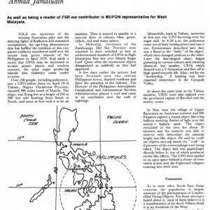 Jamaludin,Philippines 1979 UFO Wave,FSR79V25N6
