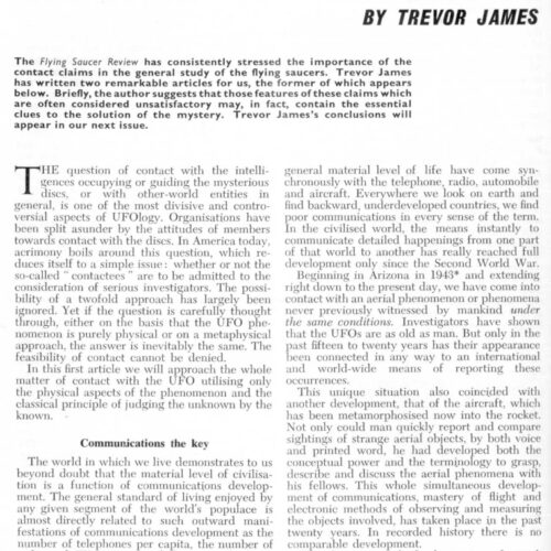 James,Trevor,Case for Contact,Part One,FSR61V7N6 - Imagen 1