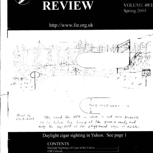 Jasek,UFOs 1930s,gold mine,Yukon,Canada,FSR2004V49N1 - Imagen 1