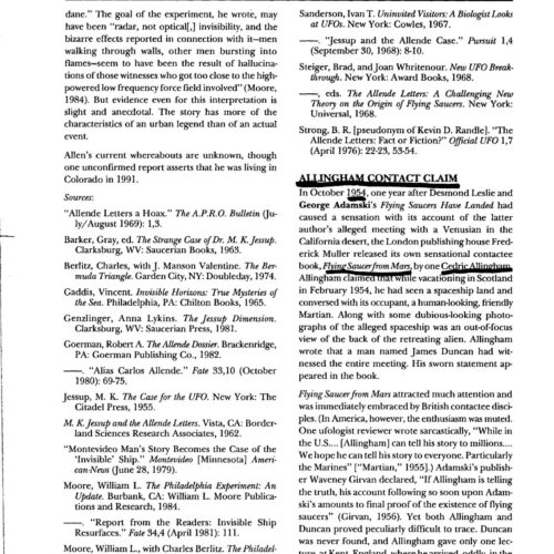 Jessup,Morris K.,Allende Letters,Contactee,J.Clark - Imagen 1