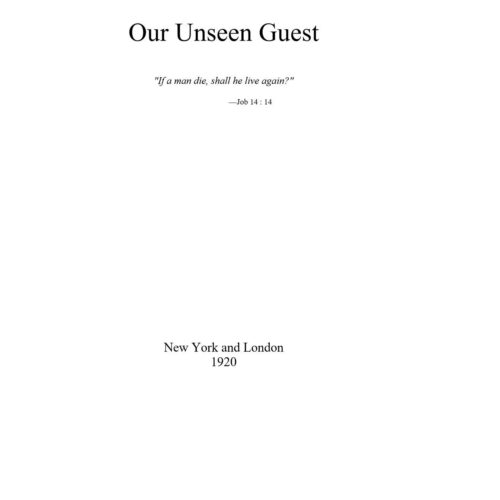 Joan and Darby,Our Unseen Guest - Imagen 1