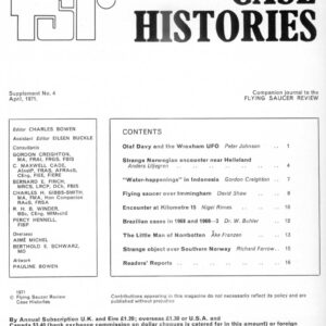 Johson,UFOs 1970,England,repeater witness,FSR-CH 1971 N 4