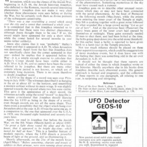 Josephus,UFOs in A.D.66,FSR71V17N6
