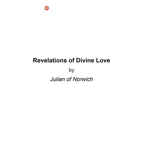 Juliana of Norwich,Revelations of Divine Love - Imagen 1