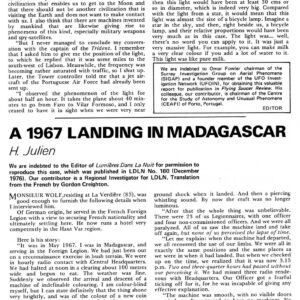 Julien,Landing 1967,Madagascar,