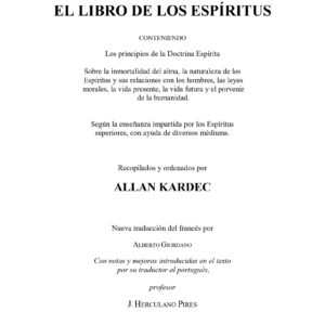 Kardec,Allan,Libro de los Espiritus