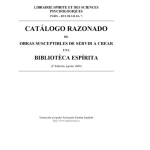 Kardec,Catalogo biblioteca espirita