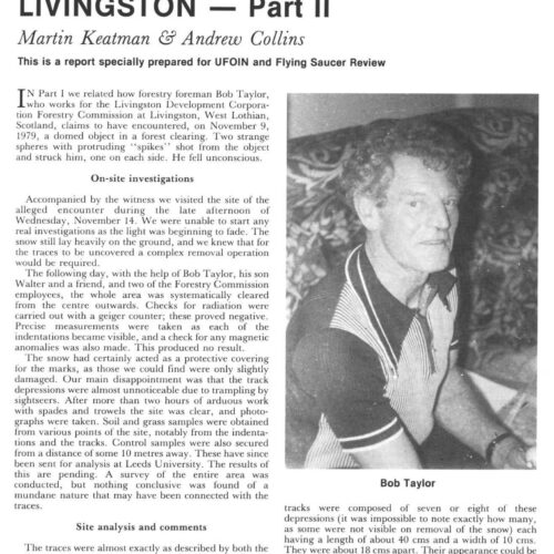 Keatman-Collins,UFO 1979,Scotland,FSR80V26N1 - Imagen 1