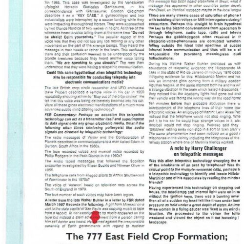 Keech,UFO Photos in Crop Circles 2007,England,FSR2007V52N3 - Imagen 1