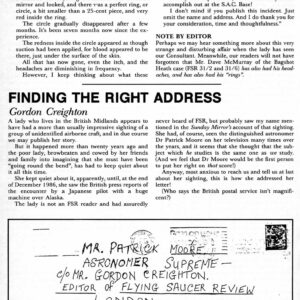 Keel to Gordon Creighton,1987,FSR1987V32N2