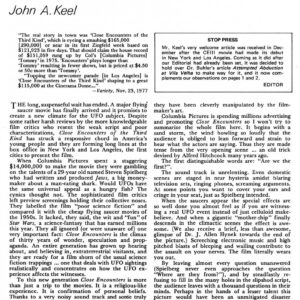 Keel,Close Encounters Religious Kind,FSR77V23N4