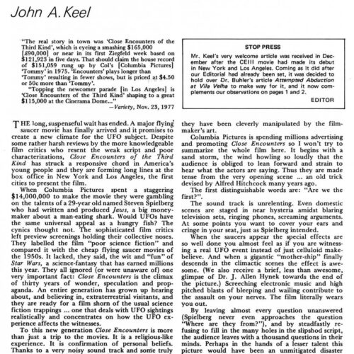 Keel,Close Encounters Religious Kind,FSR77V23N4 - Imagen 1